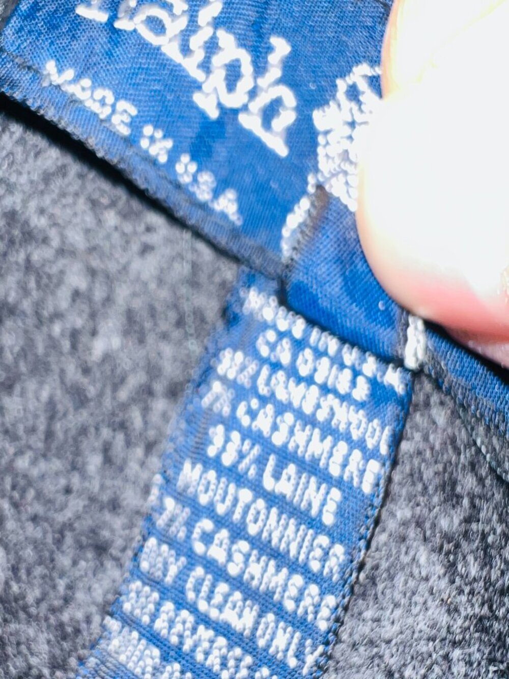 Vintage Polo Ralph Lauren Wool Cashmere Maxi A-line Skirt Made in USA Size 8 - Picture 5 of 16